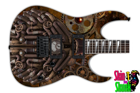  Guitar Skin Exotic Steampunk 