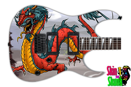  Guitar Skin Dragon Fantasy 