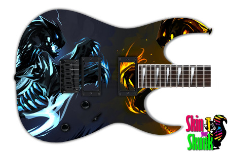  Guitar Skin Dragon Ice 