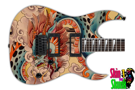  Guitar Skin Dragon Paint 