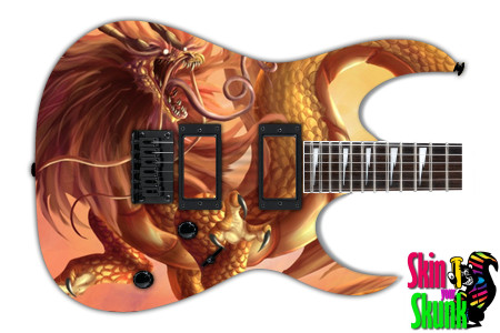  Guitar Skin Dragon Wild 