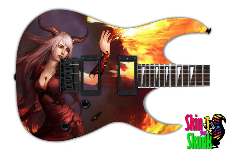  Guitar Skin Fantasexy Fire 