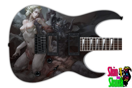  Guitar Skin Fantasy Demon 