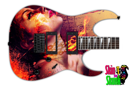  Guitar Skin Mythology Burn 