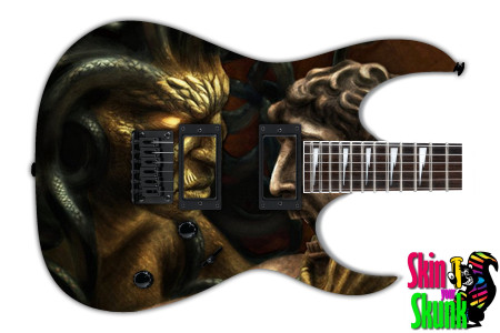  Guitar Skin Mythology Medusa Stone 