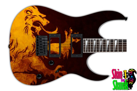  Guitar Skin Thrones Lion 