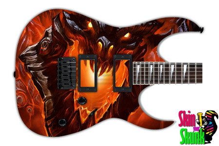  Guitar Skin Wow Monster 