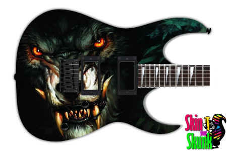  Guitar Skin Wow Wolf 