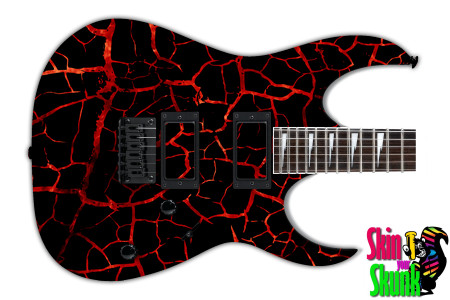  Guitar Skin Fire Custom 