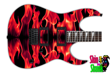  Guitar Skin Fireline Red 