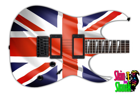  Guitar Skin Flag British 