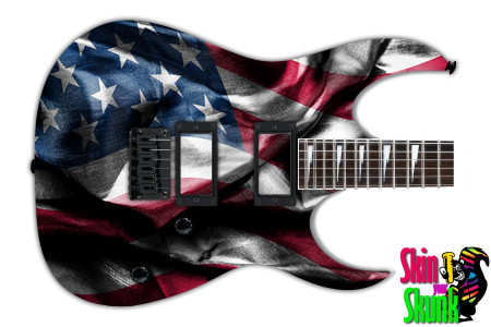  Guitar Skin Flag Bunched 