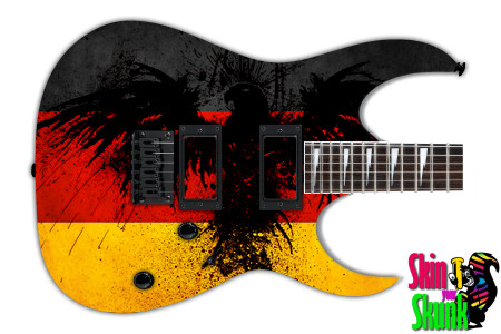  Guitar Skin Flag German Bird 