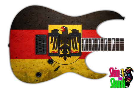  Guitar Skin Flag Germany Grunge 