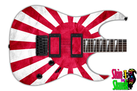  Guitar Skin Flag Japanese Grunge 