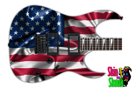  Guitar Skin Flag Shiny 