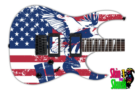  Guitar Skin Flag Usa 