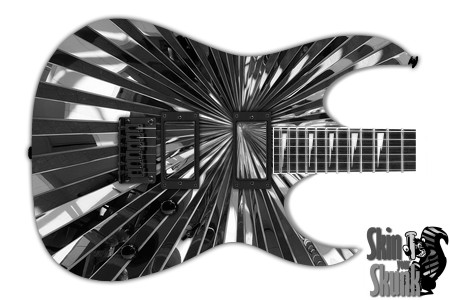  Guitar Skin Geometric Mirror 