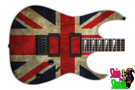  Guitar Skin Grunge British 