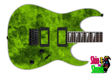  Guitar Skin Grunge Green 