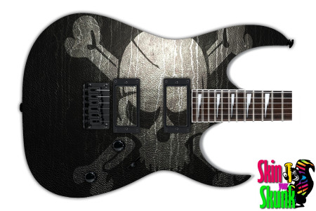  Guitar Skin Grunge Skull 