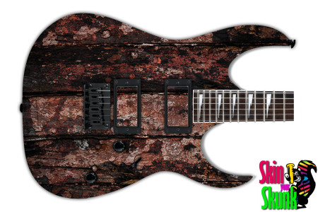  Guitar Skin Grunge Wood 