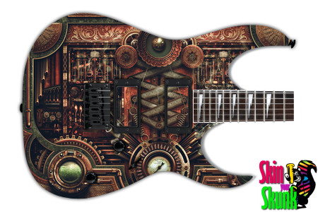  Guitar Skin Industrial Steampunk 