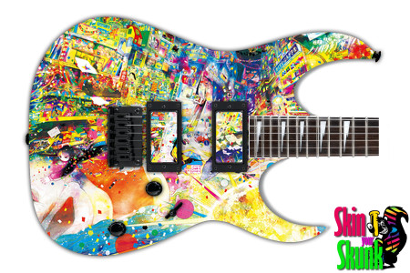  Guitar Skin Psychedelic Consumer 