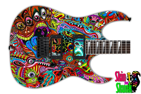  Guitar Skin Psychedelic Friends 