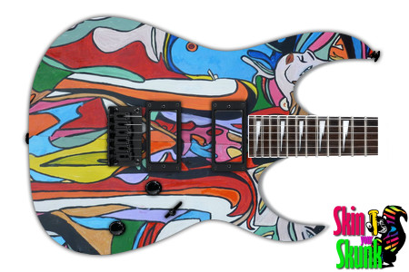  Guitar Skin Psychedelic Nude 