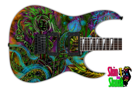  Guitar Skin Psychedelic Octopus 