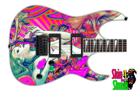  Guitar Skin Psychedelic Peace 