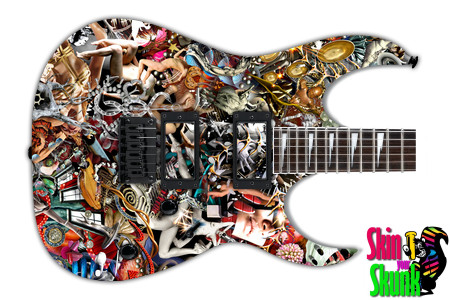  Guitar Skin Psychedelic Waldo 