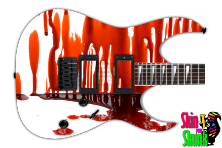  Guitar Skin Blood Paint 