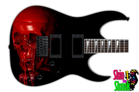  Guitar Skin Blood Skull 
