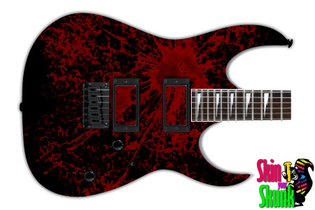  Guitar Skin Blood Wall 
