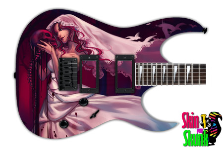  Guitar Skin Horror Bride 