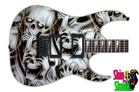  Guitar Skin Horror Skulls 