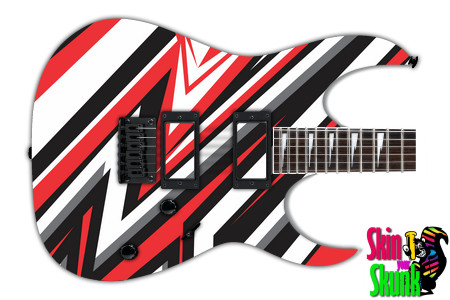  Guitar Skin Hotrod Stripes 