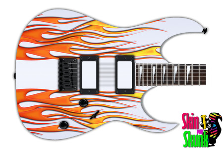  Guitar Skin Hotrod White Left 