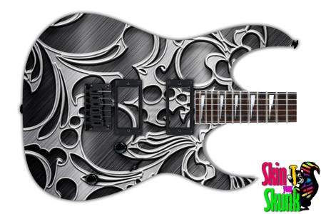  Guitar Skin Metalshop Ornate 3d 