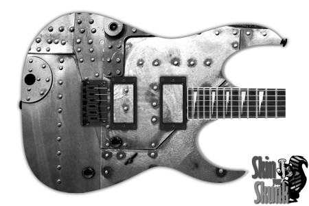  Guitar Skin Metalshop Ornate Plate 