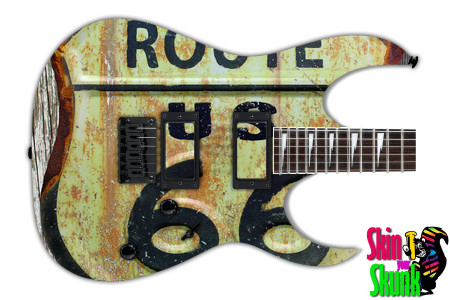  Guitar Skin Americana 66sign 