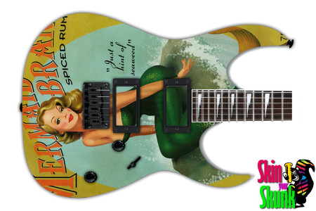  Guitar Skin Americana Mermaid 