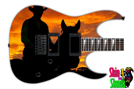  Guitar Skin Country Silhouette 