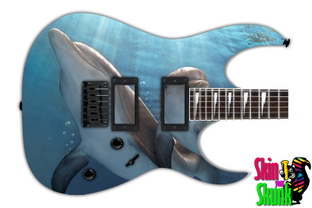  Guitar Skin Animals Dolphin 