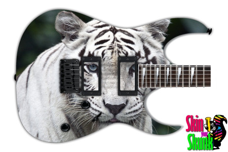  Guitar Skin Animals White Tiger 