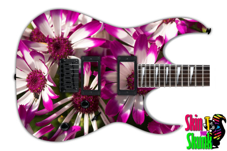  Guitar Skin Flowers Bold 