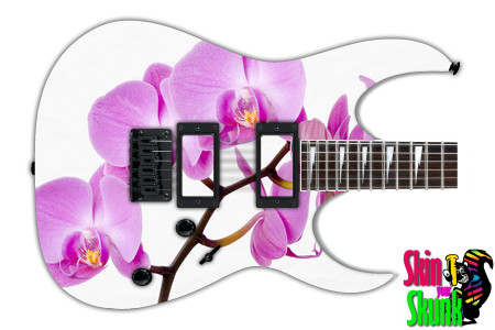  Guitar Skin Flowers Orchid 