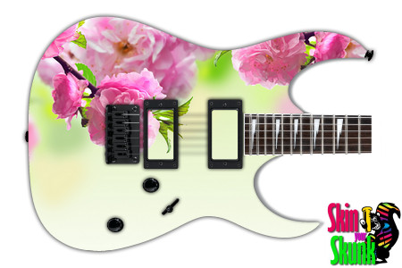  Guitar Skin Flowers Spring 